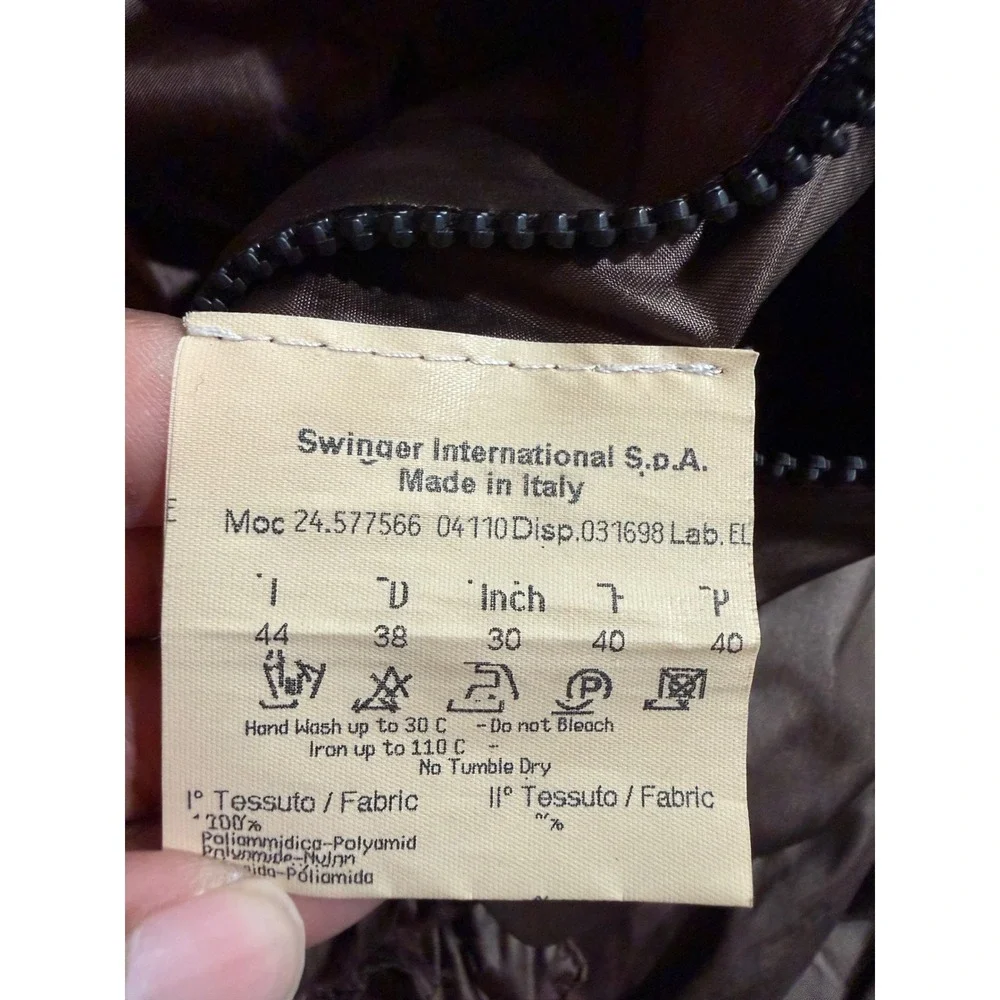 Fendi Jeans Women's Bronze Monogram Logo‎ Windbreaker Hooded Jacket Anti Stress
